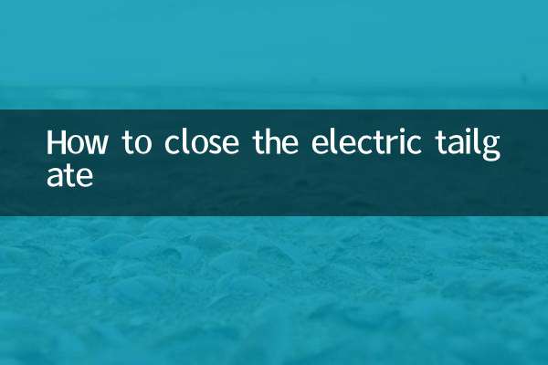 So schließen Sie die elektrische Heckklappe