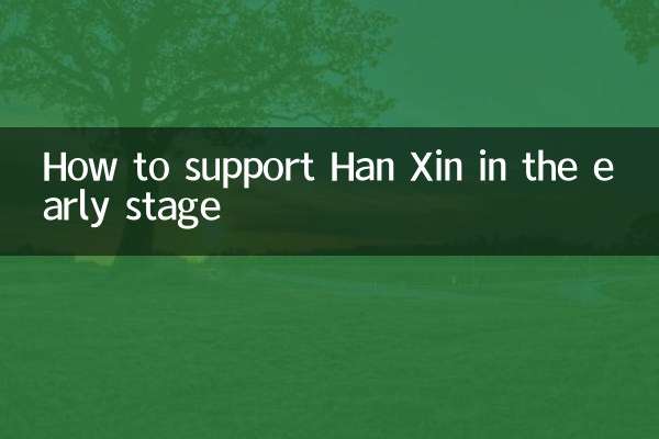 Como apoiar Han Xin na fase inicial