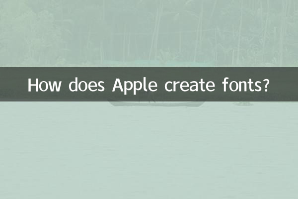 In che modo Apple crea i caratteri?