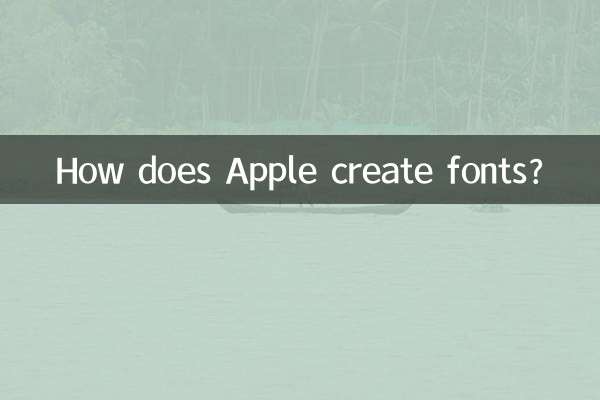 In che modo Apple crea i caratteri?