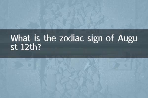 12 अगस्त की राशि क्या है?
