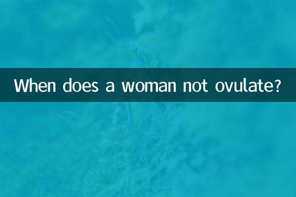 Quando una donna non ovula?