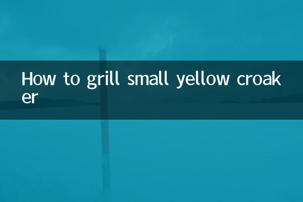 Come grigliare una piccola ombrina gialla