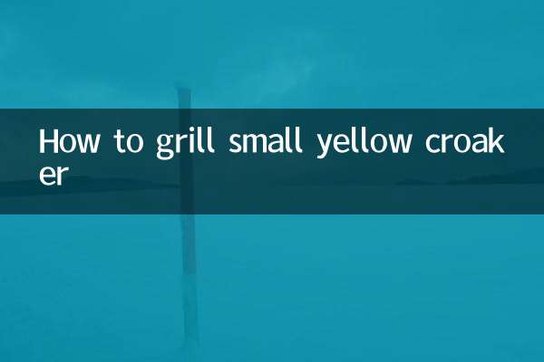 Come grigliare una piccola ombrina gialla