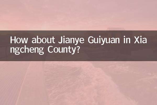 Xiangcheng County의 Jianye Guiyuan은 어떻습니까?