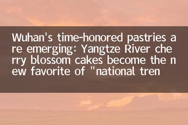 Wuhans altgesundetes Gebäck entstehen: Yangtse River Cherry Blossom Cakes wird zum neuen Favorit von 