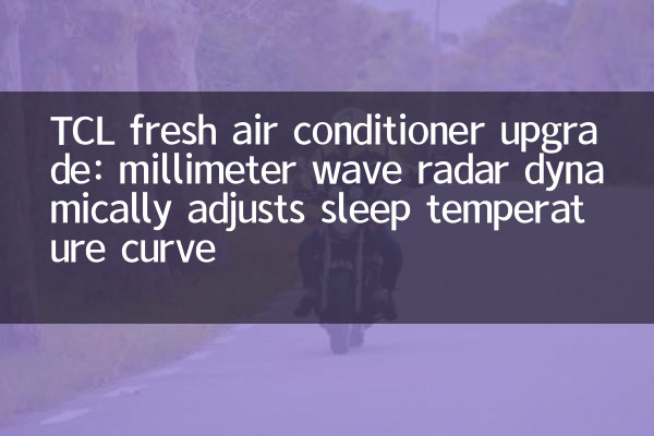 TCL Fresh Klimaanlage Upgrade: Millimeter -Wellenradar passt die Schlaftemperaturkurve dynamisch ein