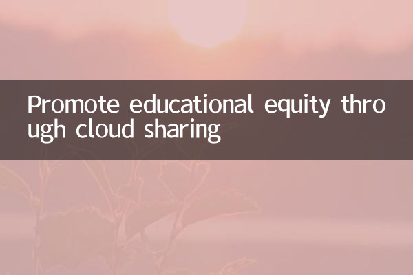 Förderung des Bildungsberechtigung durch Cloud -Sharing