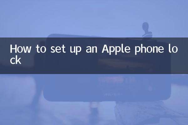 Como configurar um bloqueio de telefone Apple