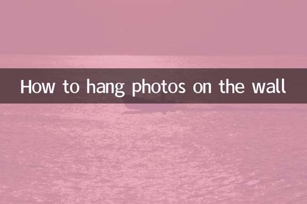 Come appendere le foto sul muro