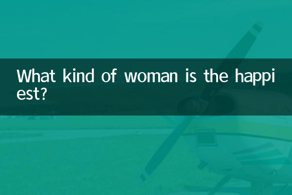 Quel genre de femme est la plus heureuse ?