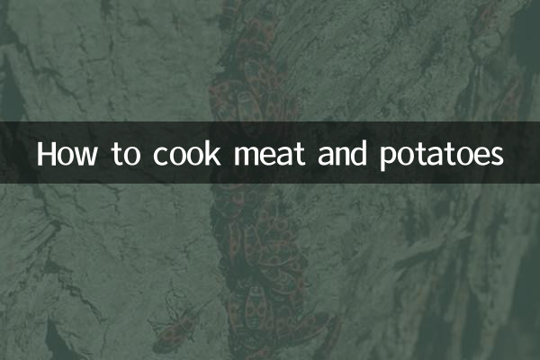 Comment faire cuire la viande et les pommes de terre
