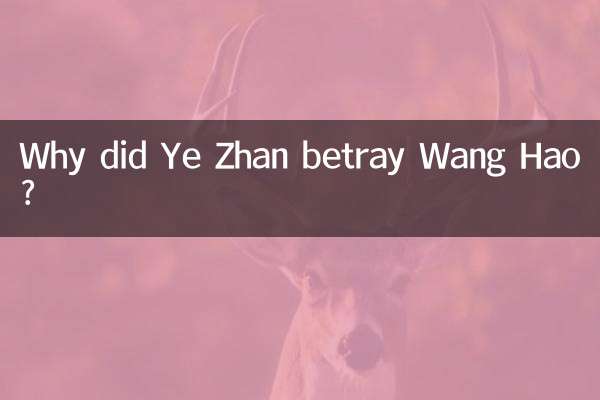 Why did Ye Zhan betray Wang Hao?