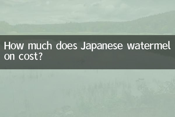 日本西瓜多少钱