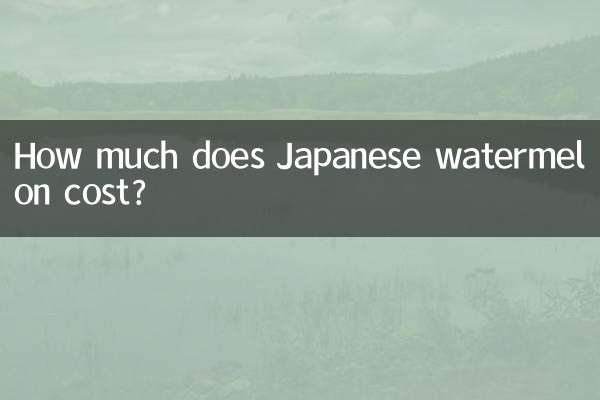 日本西瓜多少钱
