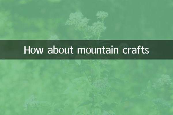 Che ne dici dell'artigianato di montagna?