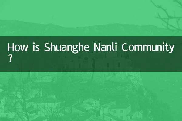 Wie geht es der Shuanghe Nanli Community?