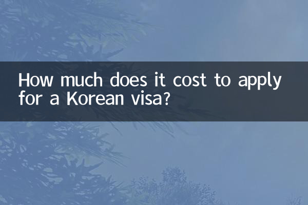 কোরিয়ান ভিসার জন্য আবেদন করতে কত খরচ হয়?