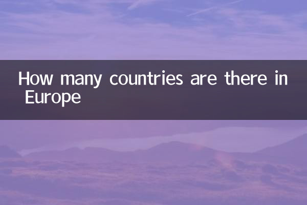 كم عدد الدول الموجودة في أوروبا