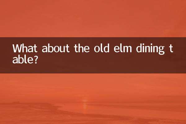 ماذا عن طاولة طعام الدردار القديمة؟