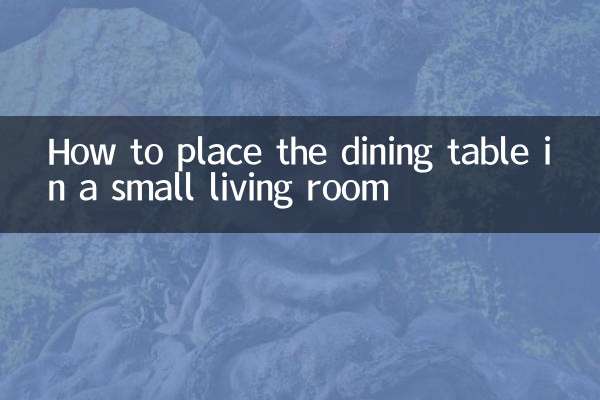 Cómo colocar la mesa del comedor en un salón pequeño