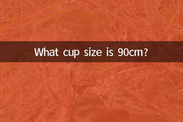 چه اندازه فنجان 90 سانتی متر است؟