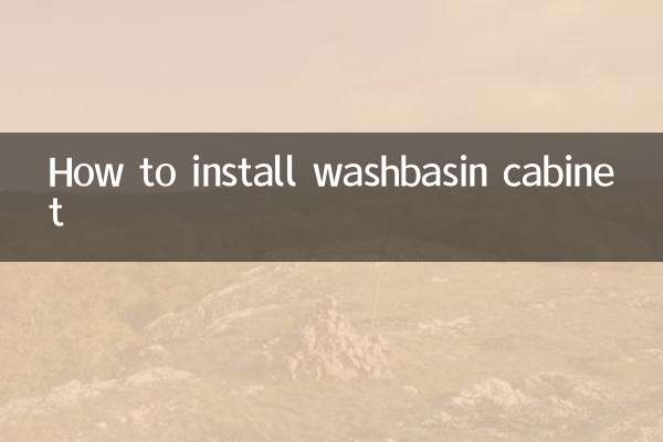 نحوه نصب کابینت روشویی