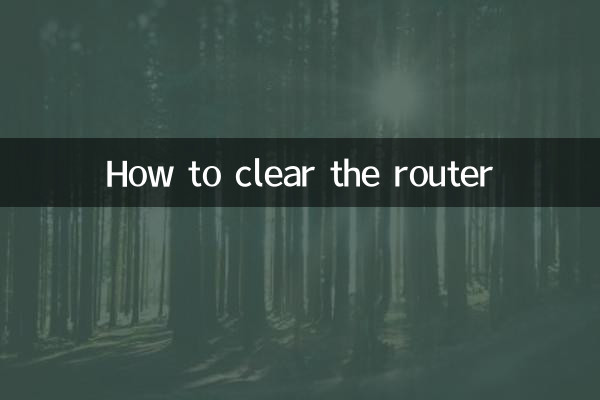 Como limpar o roteador