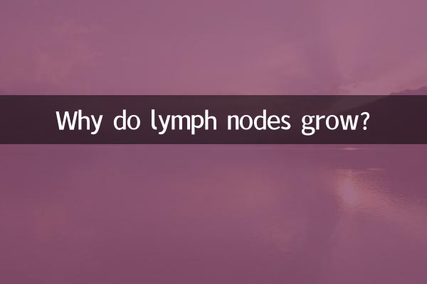 Warum wachsen Lymphknoten?