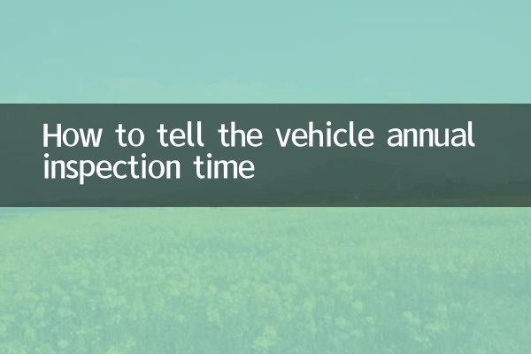 Comment indiquer l'heure de l'inspection annuelle du véhicule