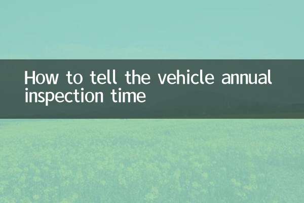 Comment indiquer l'heure de l'inspection annuelle du véhicule