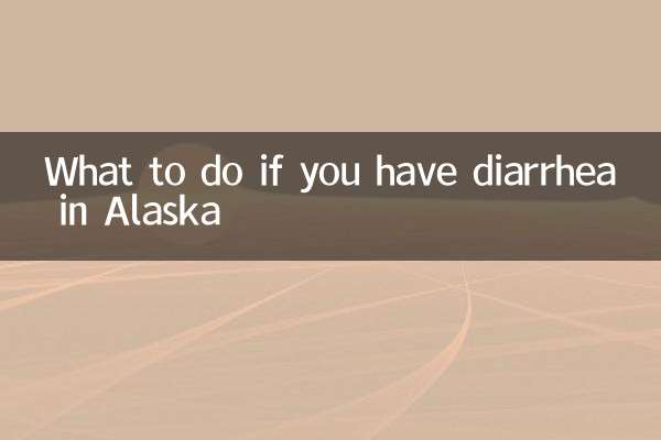 O que fazer se você tiver diarreia no Alasca