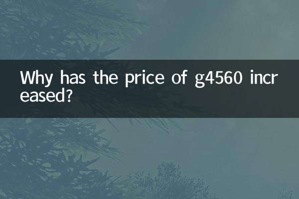 Why has the price of g4560 increased?