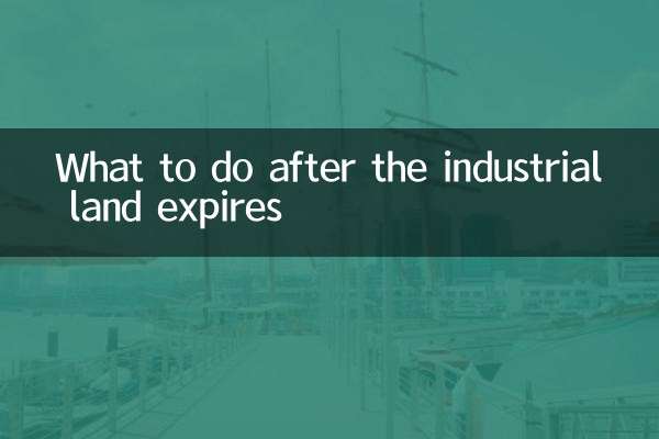 What to do after the industrial land expires