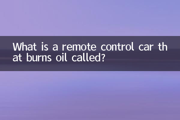 Wie nennt man ein ferngesteuertes Auto, das Öl verbrennt?