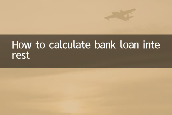 How to calculate bank loan interest