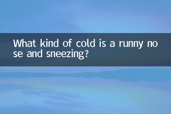 একটি সর্দি এবং হাঁচি কি ধরনের সর্দি?