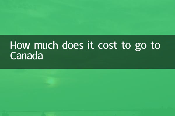 캐나다에 가려면 비용이 얼마나 듭니까?