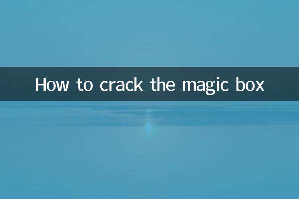 How to crack the magic box