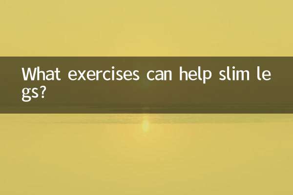 Quels exercices peuvent aider à affiner les jambes ?