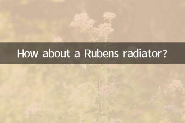 ルーベンスのラジエーターはどうでしょうか？