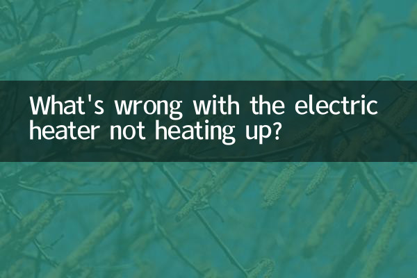 ¿Qué pasa con que el calentador eléctrico no calienta?
