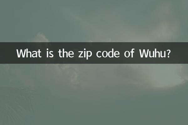蕪湖郵編是多少