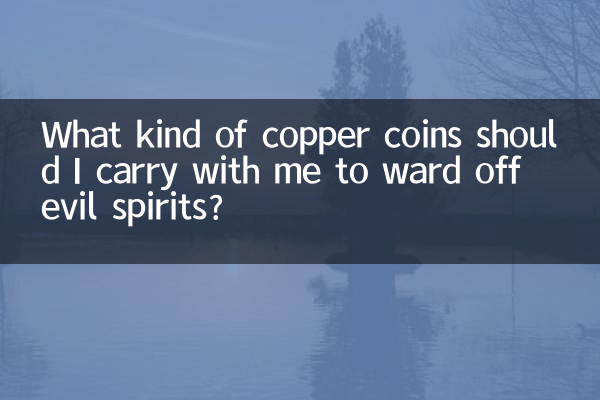 What kind of copper coins should I carry with me to ward off evil spirits?