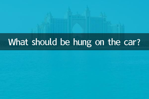 Was soll am Auto aufgehängt werden?