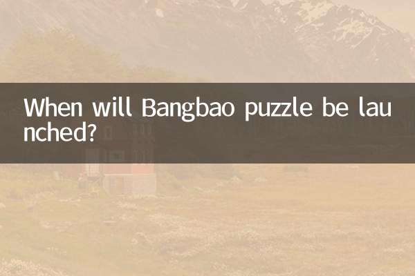 ¿Cuándo se lanzará el rompecabezas Bangbao?