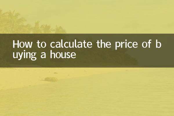 كيفية حساب سعر شراء منزل