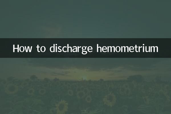So entladen Sie das Hämometrium