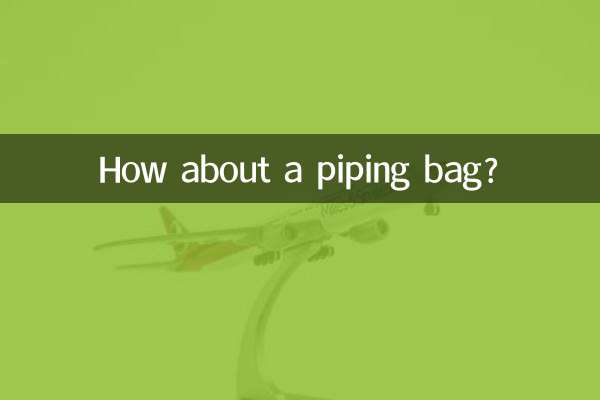 Que diriez-vous d'une poche à douille ?