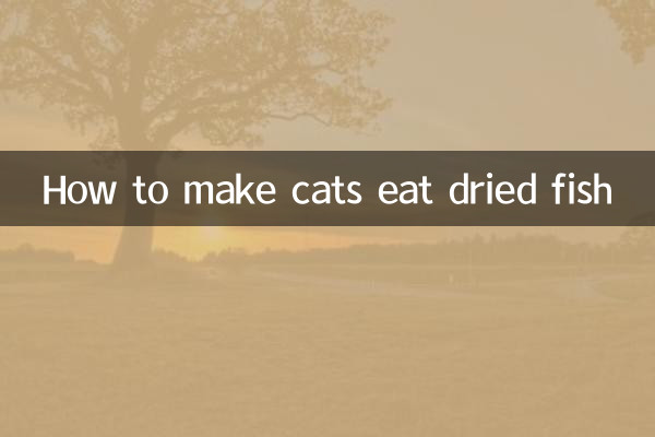 Как заставить кошек есть сушеную рыбу
